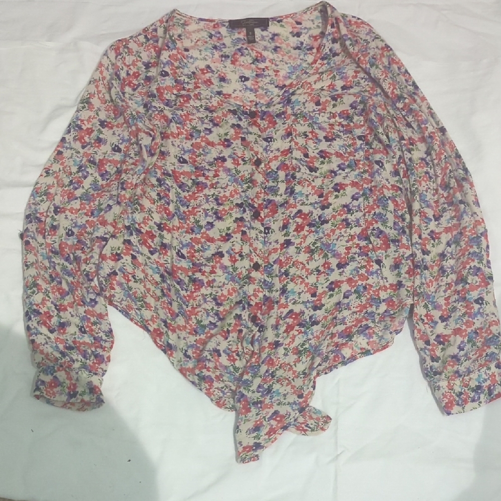 Floral Long Sleeve Blouse